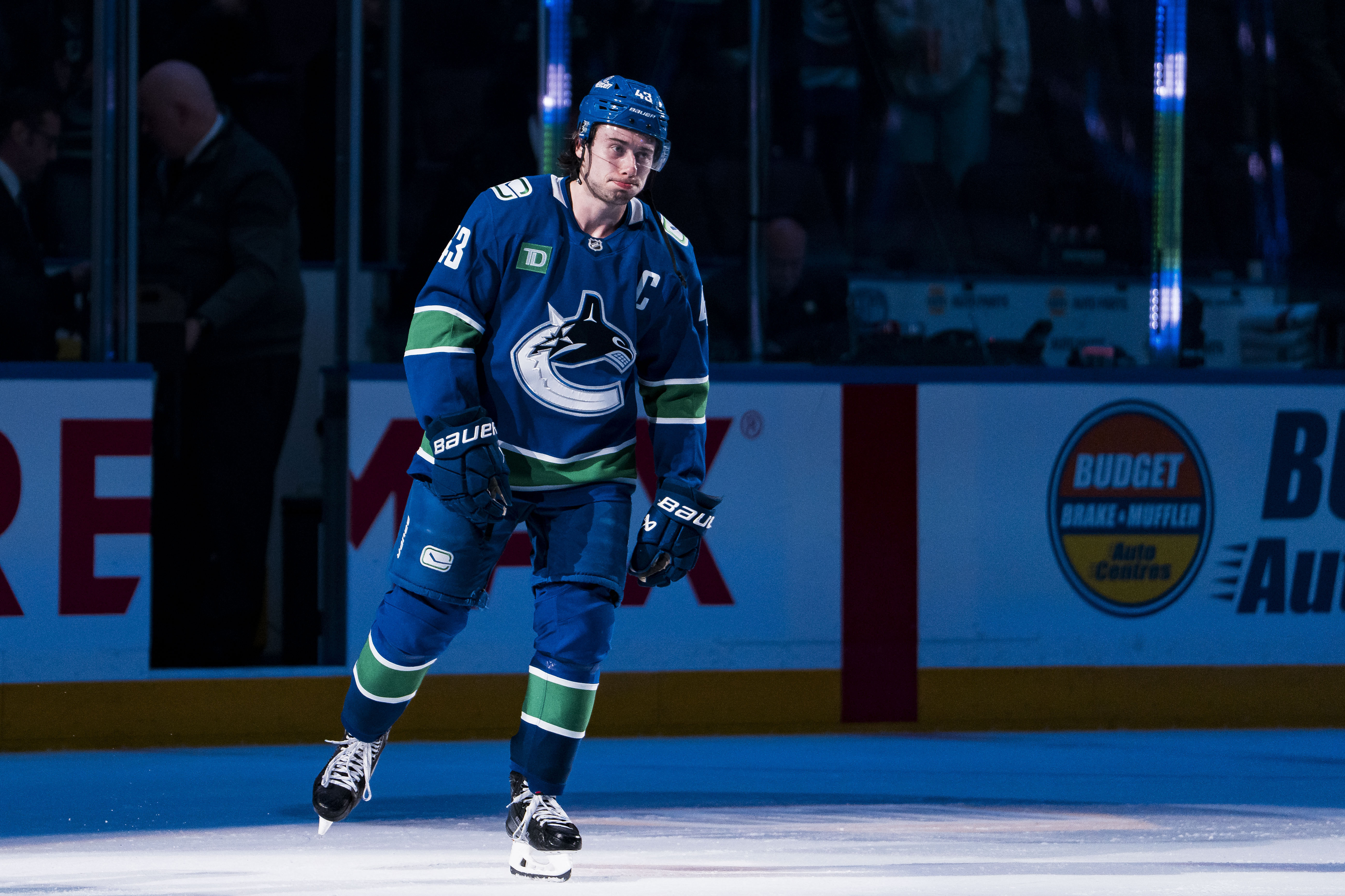 Quinn Hughes' future is up in the air (Imagn)